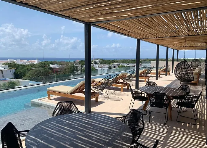 Apartamento Kaab South - Beautiful Big - Rooftop Pool Ocean View